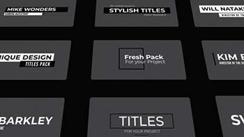Simple Titles Lower Thirds Pack-38856718