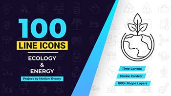 100 Ecology Energy Line Icons-38906586