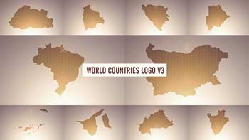 World Countries Logo Titles V3-38955680