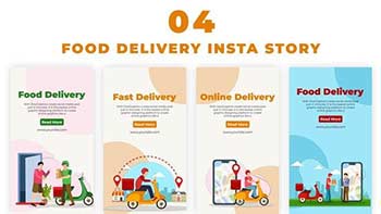 Online Fast Food Delivery Instagram Story-38985202
