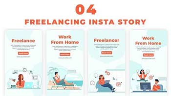 Freelancer Work From Home Instagram Story-38986002