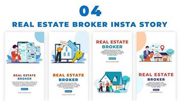 Real Estate Broker Instagram Story Pack-39027679