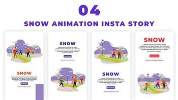 Snow Animation Instagram Story-39028521