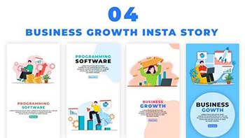 Business Growth Graph Instagram Story Template-39029114