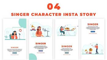 Sweet Voice Singer Instagram Story Pack-39031281