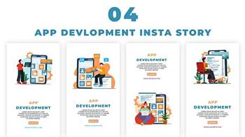 Smartphone App Development Instagram Story Pack-39031413