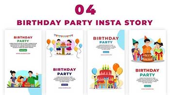 Kids Birthday Party Instagram Story-39031486