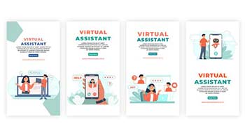 Virtual Assistant Instagram Story Template-39042391