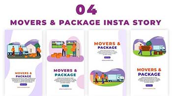 Movers Package Instagram Story Pack-39045105