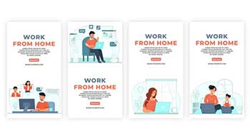 Work From Home Instagram Story Template-39061304