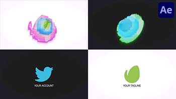 Mosaic 3D Logo for After Effects-39064835