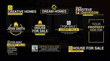 Clean Real Estate Lower Thirds-39067272