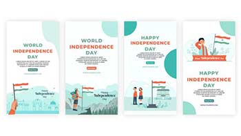 Happy Independence Day Instagram Story Pack-39083211