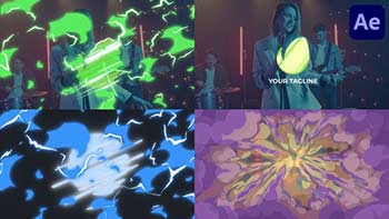 Dynamic Anime Burst Logo Pack for After Effects-39085121