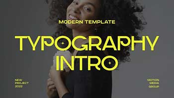 Modern Typography Intro-39087255