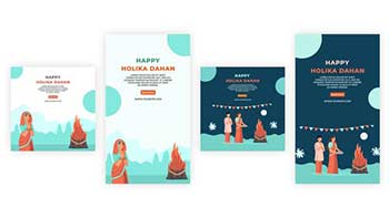 India Fest Happy Holi Ka Dahan Instagram Story-39097566