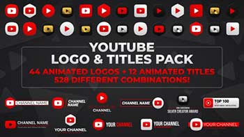 Youtube Logo And Title Pack-35996563