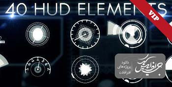 پروژه افترافکت Hud Elements-3985534