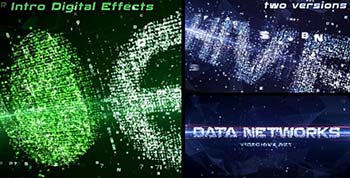 پروژه افترافکت Data Networks-12145455