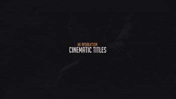 پروژه افترافکت Cinematic Titles-4