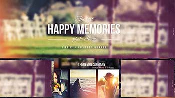 پروژه افترافکت Happy Memories-12111120