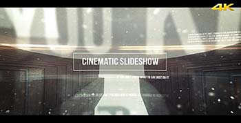 پروژه افترافکت Cinematic Slideshow-14447945