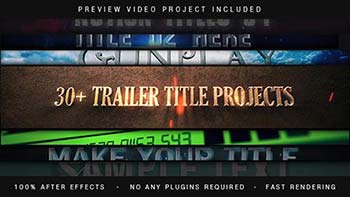  پروژه افترافکت Trailer Titles-14072756