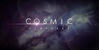 پروژه افترافکت Cosmic Alphabet-9456306