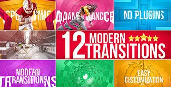 پروژه افترافکت Modern Transitions-15562626