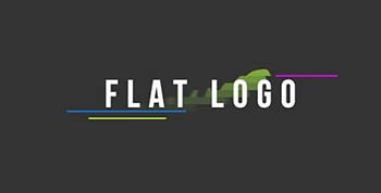 پروژه افترافکت Flat Logo-16124696