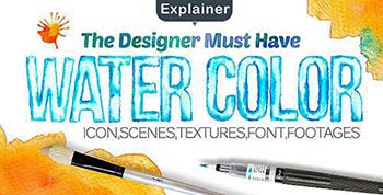 پروژه افترافکت Water Color2-14499982