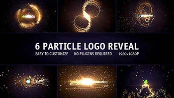 پروژه افترافکت Particle Logo-13977876