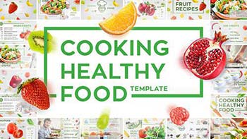 پروژه افترافکت Cooking Healthy Food-16392312
