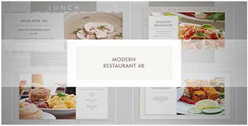 پروژه افترافکت Modern Restaurant-16297909