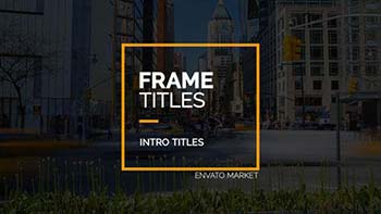 پروژه افترافکت Frame Titles-16533663