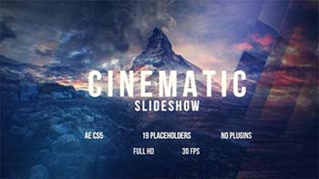افترافکت Cinematic Slideshow-16382418