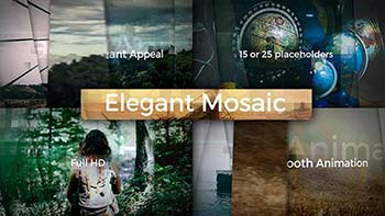 پروژه افترافکت Elegant Mosaic-12761792