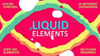 پروژه افترافکت Liquid Elements FX-16708647