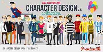 پروژه افترافکت Character Design-8054341