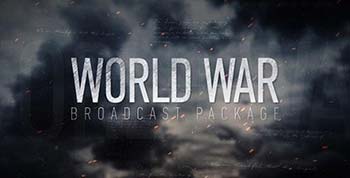 پروژه افترافکت World War Broadcast-12906648