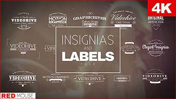 پروژه افترافکت Insignias And Labels-16849918