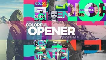 پروژه افترافکت Colorful Opener-17049894