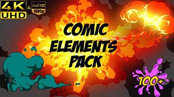 پروژه افترافکت Comic Element Pack-16933861