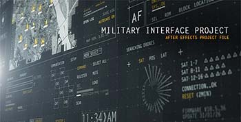 افترافکت HUD Military Interface-12586082