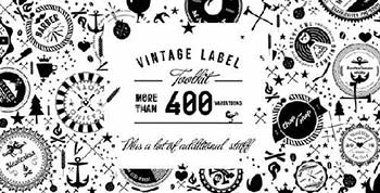  افترافکت Vintage Label Toolkit-7262450