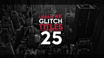 پروژه افترافکت 25 Urban Glitch Titles-17281598