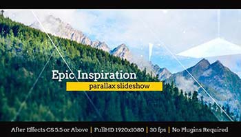 افترافکت Epic Inspiration Parallax-17253692
