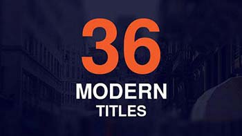 افترافکت 36 Modern Titles-17800662