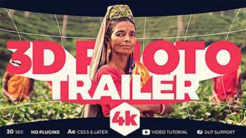 افترافکت 3D Photo Trailer-17391938