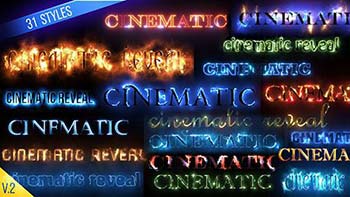 پروژه افترافکت Cinematic Text-16993384